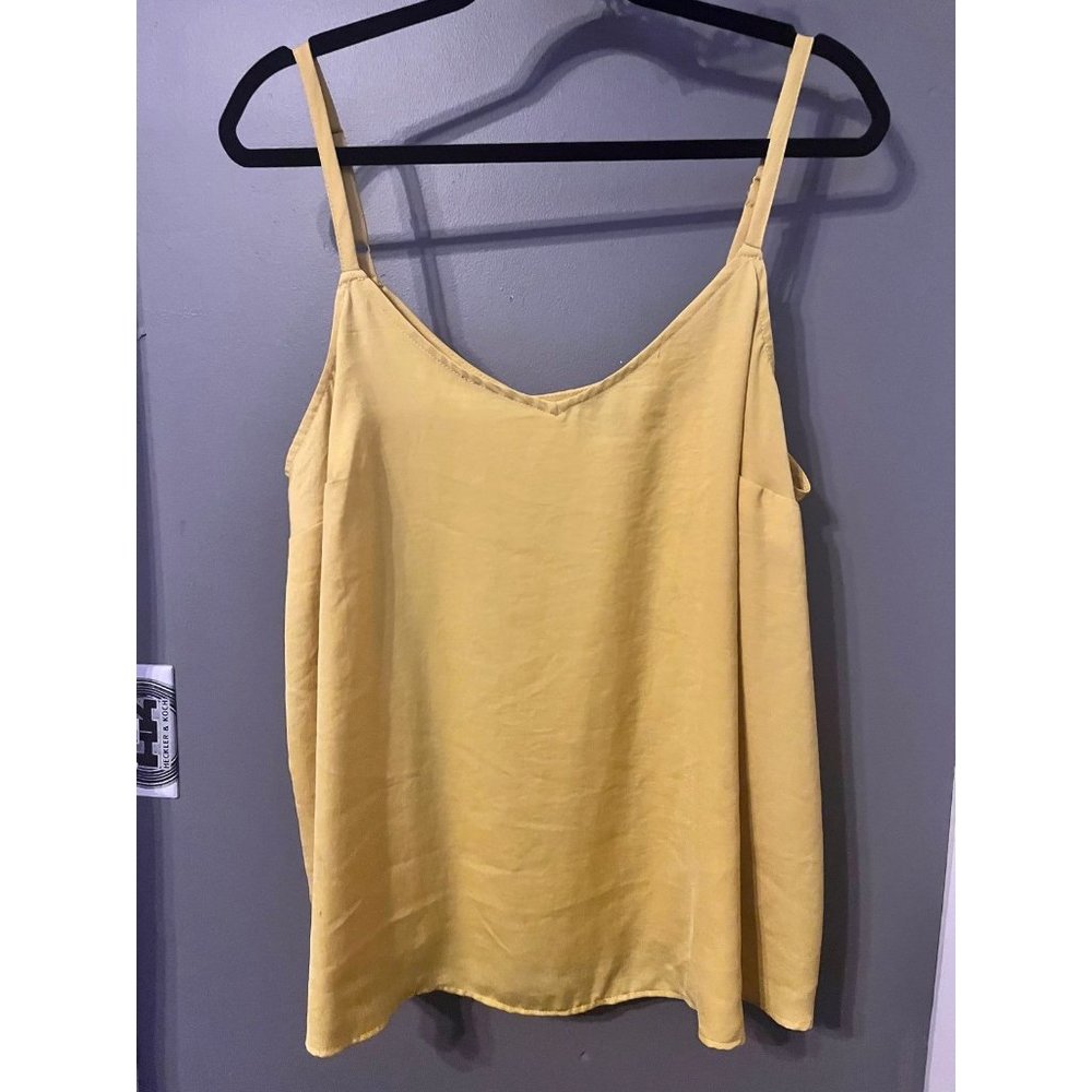 Torrid size 00 large yellow cami tank top